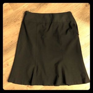 The Limited Black flared skirt